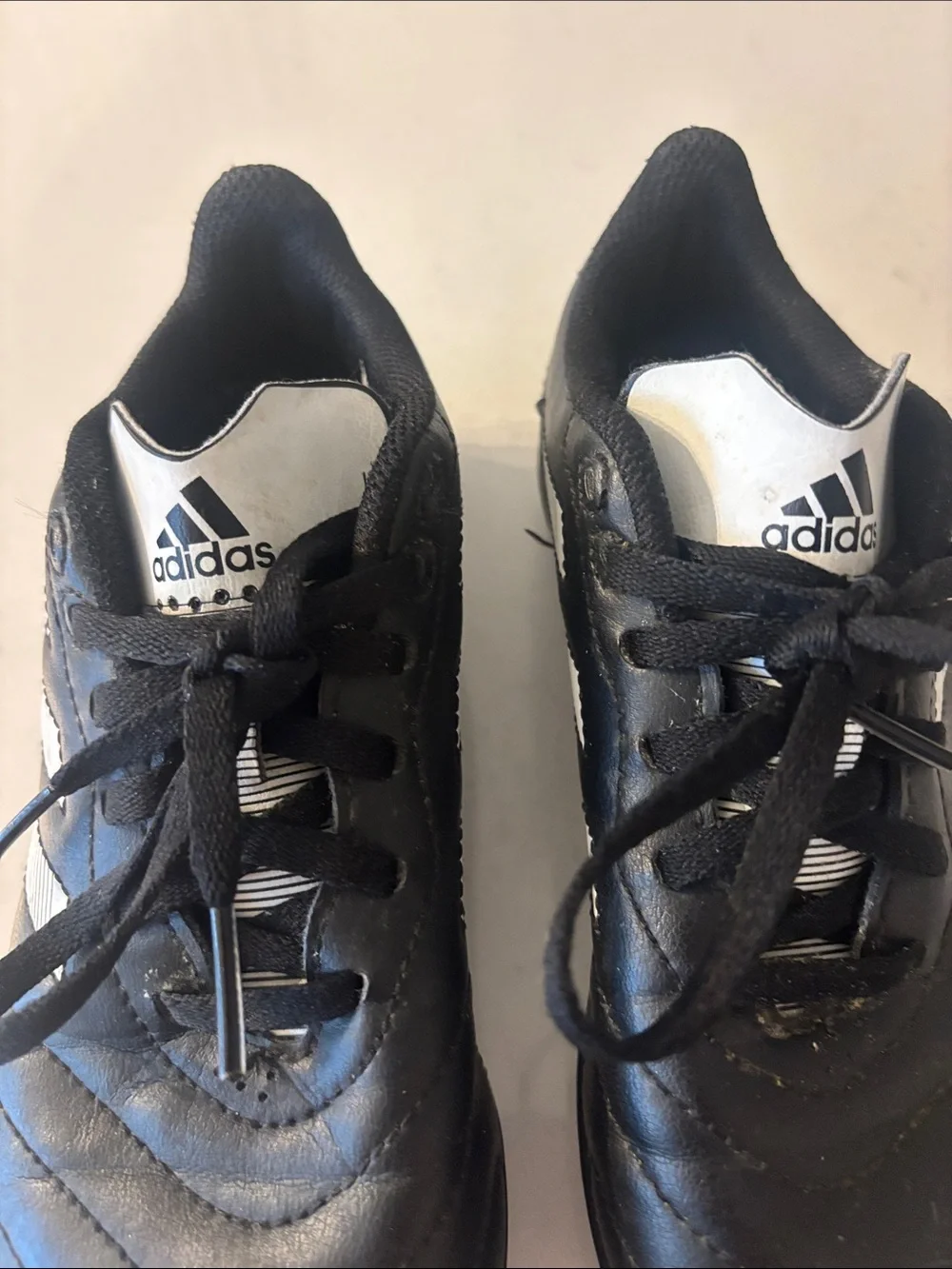 Adidas Kids Black and White Soccer Indoor soccer Shoes